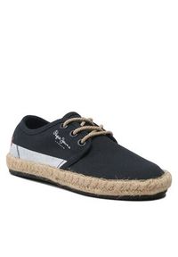 Pepe Jeans Espadryle Tourist Lace Boys PBS10096 Granatowy. Kolor: niebieski. Materiał: materiał #3