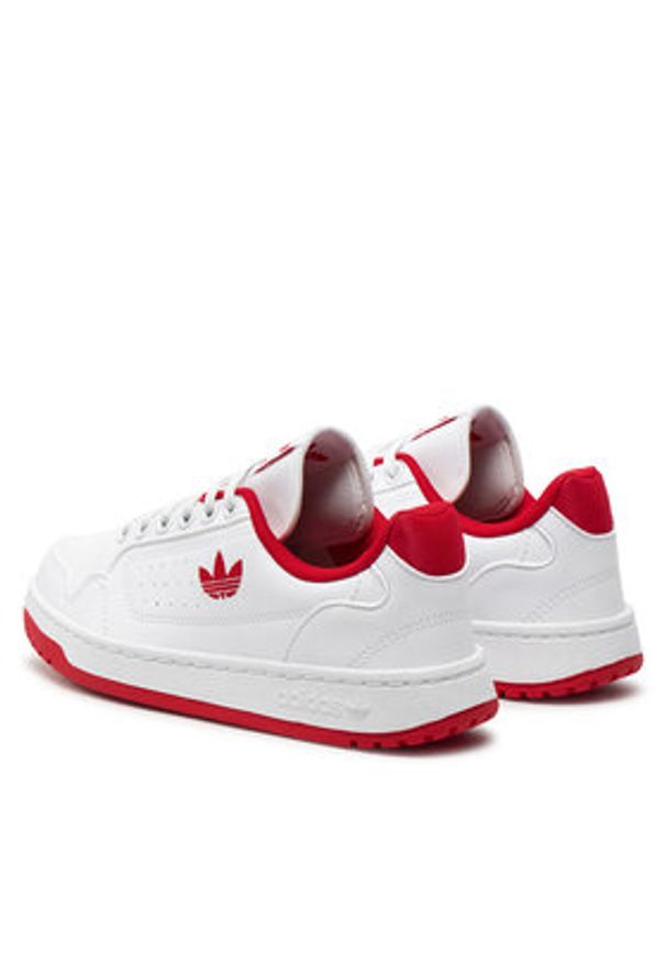 Adidas - adidas Sneakersy Ny 90 JI1894 Biały. Kolor: biały. Materiał: skóra