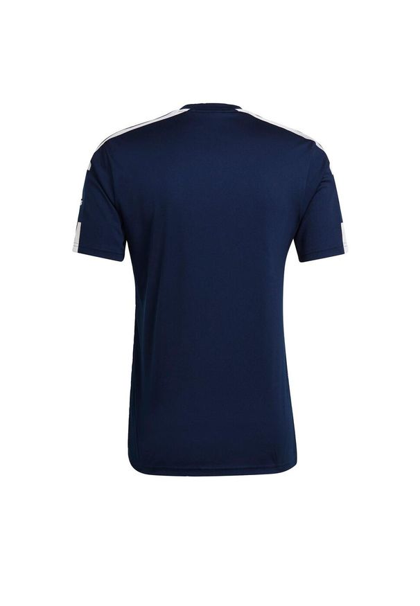 Adidas - Koszulka treningowa męska adidas Squadra 21 Jersey Short Sleeve. Kolor: biały, wielokolorowy, niebieski. Materiał: jersey. Sport: piłka nożna