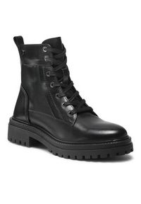 Geox Trapery D Iridea C D16HRC 00043 C9999 Czarny. Kolor: czarny. Materiał: skóra #8