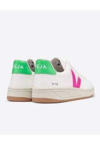 Veja - VEJA - Sneakersy V-12 B-Mesh. Kolor: biały. Materiał: mesh. Szerokość cholewki: normalna. Wzór: aplikacja #5