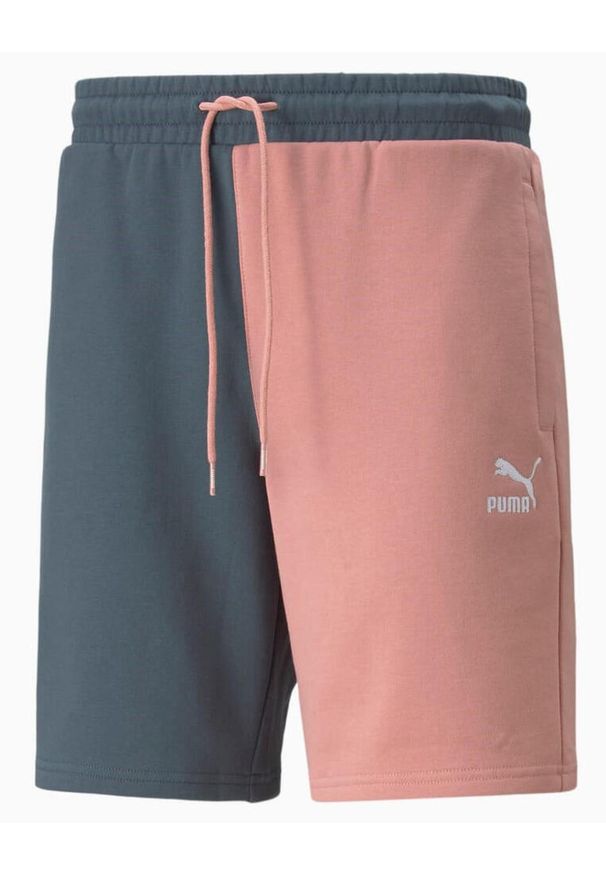 Męskie szorty Puma Classics - Ciemna mieszanka bawełny. Kolor: szary. Materiał: bawełna. Długość: krótkie. Sezon: lato