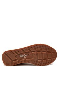 Pepe Jeans Sneakersy PLS40009 Beżowy. Kolor: beżowy. Materiał: skóra #4