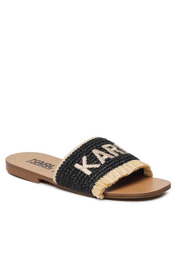 Karl Lagerfeld - Klapki KARL LAGERFELD. Kolor: czarny