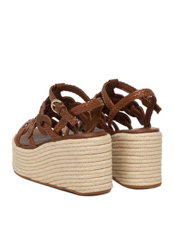 Badura Sandały EO-AMANI-LT0228-26-806 Brązowy. Kolor: brązowy. Materiał: skóra