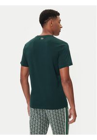 Lacoste T-Shirt TH5634 Zielony Regular Fit. Kolor: zielony. Materiał: bawełna #3