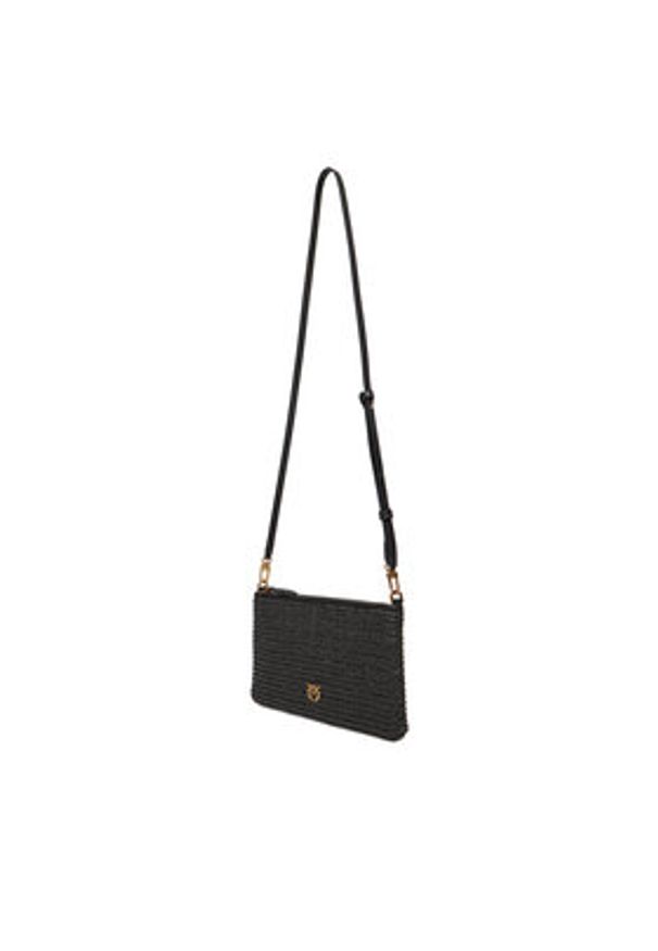 Pinko - PINKO Torebka Flat Horizontal Mini PE 25 PCPL 104277 A2CF Czarny. Kolor: czarny