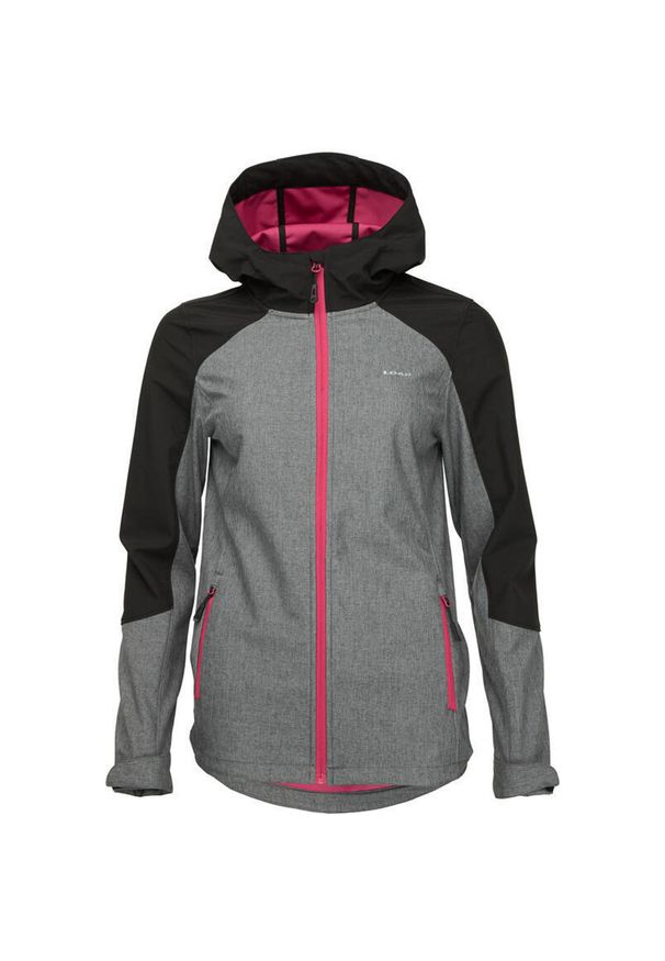 ZEAGLE - Damska kurtka softshell LOAP Ladana, S. Kolor: czarny, niebieski, różowy, wielokolorowy. Materiał: softshell. Sport: turystyka piesza
