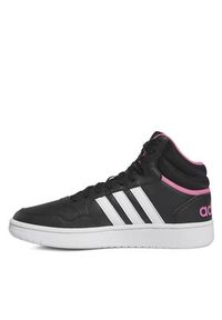 Adidas - adidas Sneakersy Hoops 3.0 Mid Shoes IG7896 Czarny. Kolor: czarny. Materiał: skóra #6