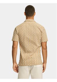 Lindbergh Koszula 30-203569 Beżowy Relaxed Fit. Kolor: beżowy. Materiał: bawełna #5