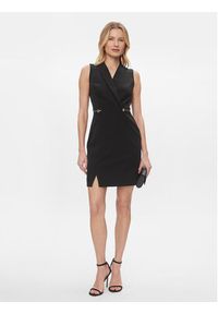 Rinascimento Sukienka koktajlowa CFC0117778003 Czarny Regular Fit. Kolor: czarny. Materiał: syntetyk. Styl: wizytowy #5