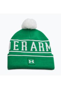 Czapka Under Armour Halftime Pom Beanie. Kolor: zielony. Sezon: zima #1