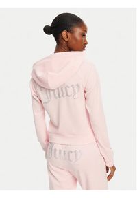 Juicy Couture Bluza Madison JCWA122001 Różowy Slim Fit. Kolor: różowy. Materiał: syntetyk