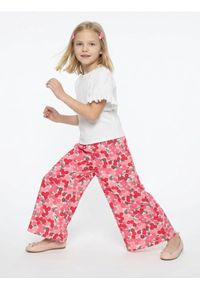 Sinsay - Spodnie wide leg ze wzorem - wielobarwny #1