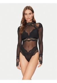 Hunkemöller Body Daisy 300243 Czarny Slim Fit. Kolor: czarny. Materiał: syntetyk #1