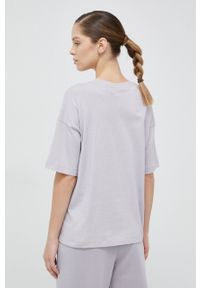 Champion t-shirt bawełniany kolor fioletowy. Kolor: fioletowy. Materiał: bawełna #2