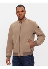 JOOP! Kurtka bomber 17 JO-246Dwyn 30040603 Beżowy Regular Fit. Kolor: beżowy. Materiał: syntetyk