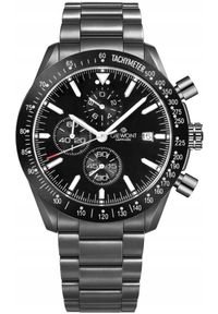 Zegarek Giewont Zegarek Męski Chronograph Sapphire Czarny GW8720-B1. Kolor: czarny #1