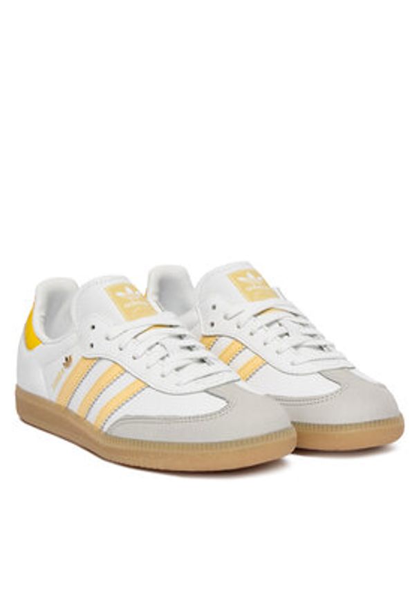 Adidas - adidas Sneakersy Samba Og IH6629 Biały. Kolor: biały. Materiał: skóra