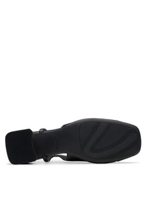 Clarks Sandały Nyta45 Sling 26181320 Czarny. Kolor: czarny. Materiał: skóra