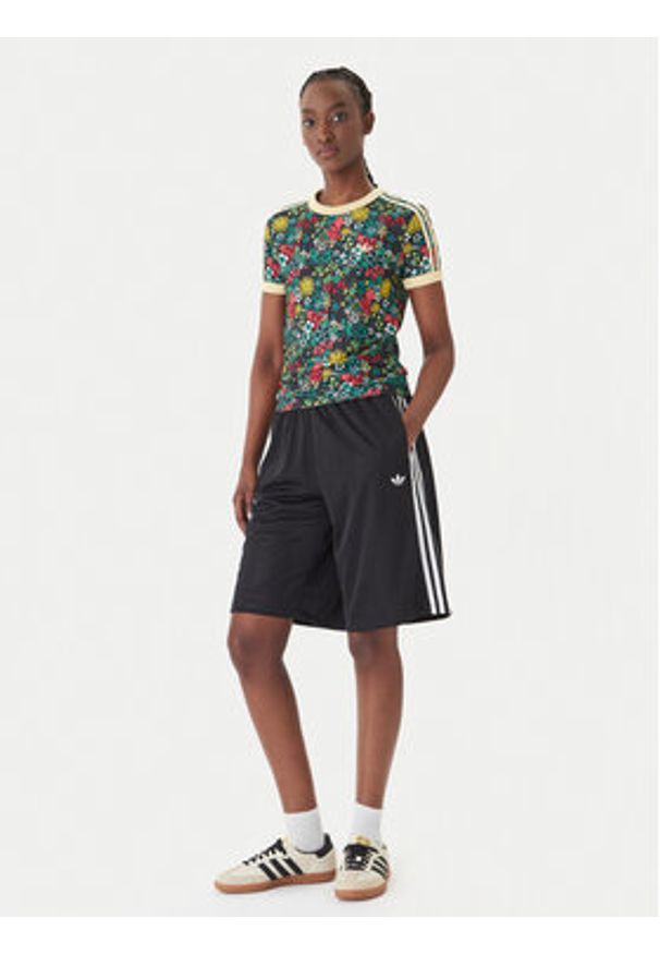 Adidas - adidas T-Shirt Liberty London 3-Stripes KD5560 Kolorowy Regular Fit. Materiał: syntetyk. Wzór: kolorowy