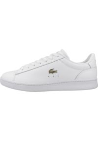 Buty sportowe damskie Lacoste Carnaby Set 224 1 SFA trampki. Kolor: biały. Materiał: skóra, tkanina