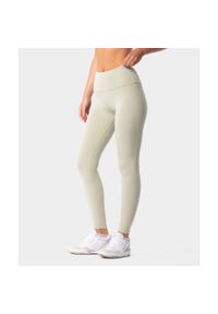 Legginsy dla kobiet na siłownię Carpatree Horizon. Stan: podwyższony. Kolor: zielony. Materiał: materiał. Sport: fitness