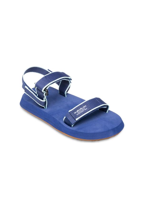 Quiksilver - Sandały dla Chłopcy MONKEY CAGED. Kolor: niebieski. Materiał: guma. Styl: sportowy