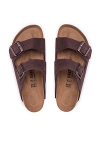 Birkenstock Klapki Arizona Bs 1022457 Brązowy. Kolor: brązowy. Materiał: skóra, zamsz #6