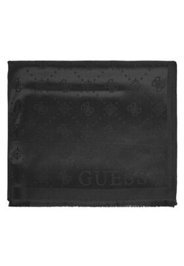 Guess Szal AW5359 POL03 Czarny. Kolor: czarny. Materiał: poliester, materiał