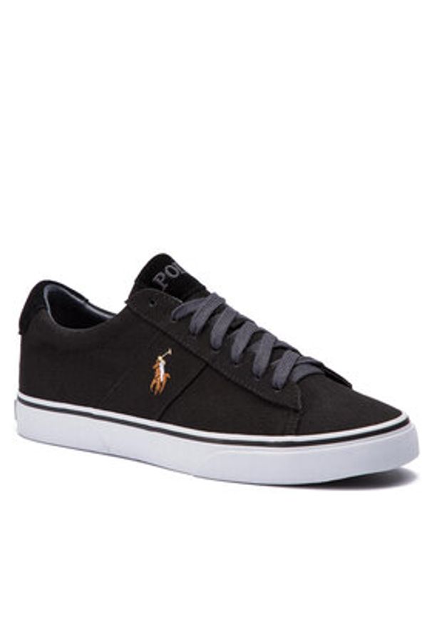 Polo Ralph Lauren Tenisówki Sayer 816749369001 Czarny. Kolor: czarny. Materiał: materiał