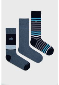 Calvin Klein - Skarpetki (3-pack). Kolor: niebieski #1