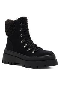 DeeZee Botki QUEENIE WS6151-03 Czarny. Kolor: czarny. Materiał: materiał #4