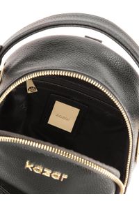Kazar - Skórzany czarny plecak 2w1. Kolor: czarny. Materiał: skóra. Styl: elegancki, klasyczny #2