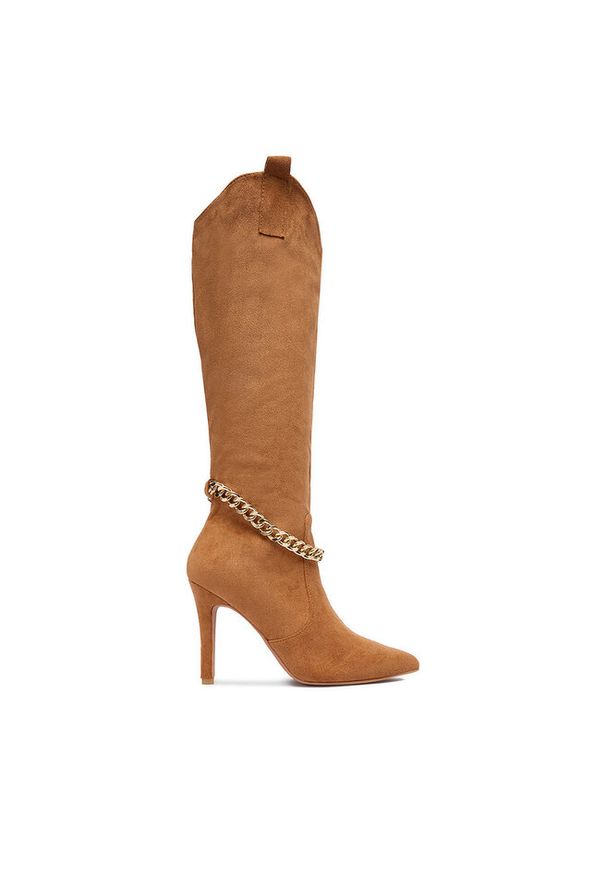 Kozaki DeeZee. Kolor: brązowy