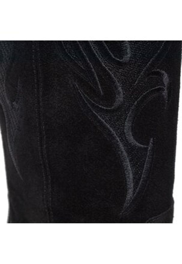 Bronx Kowbojki High boots 14297-C Czarny. Kolor: czarny. Materiał: skóra