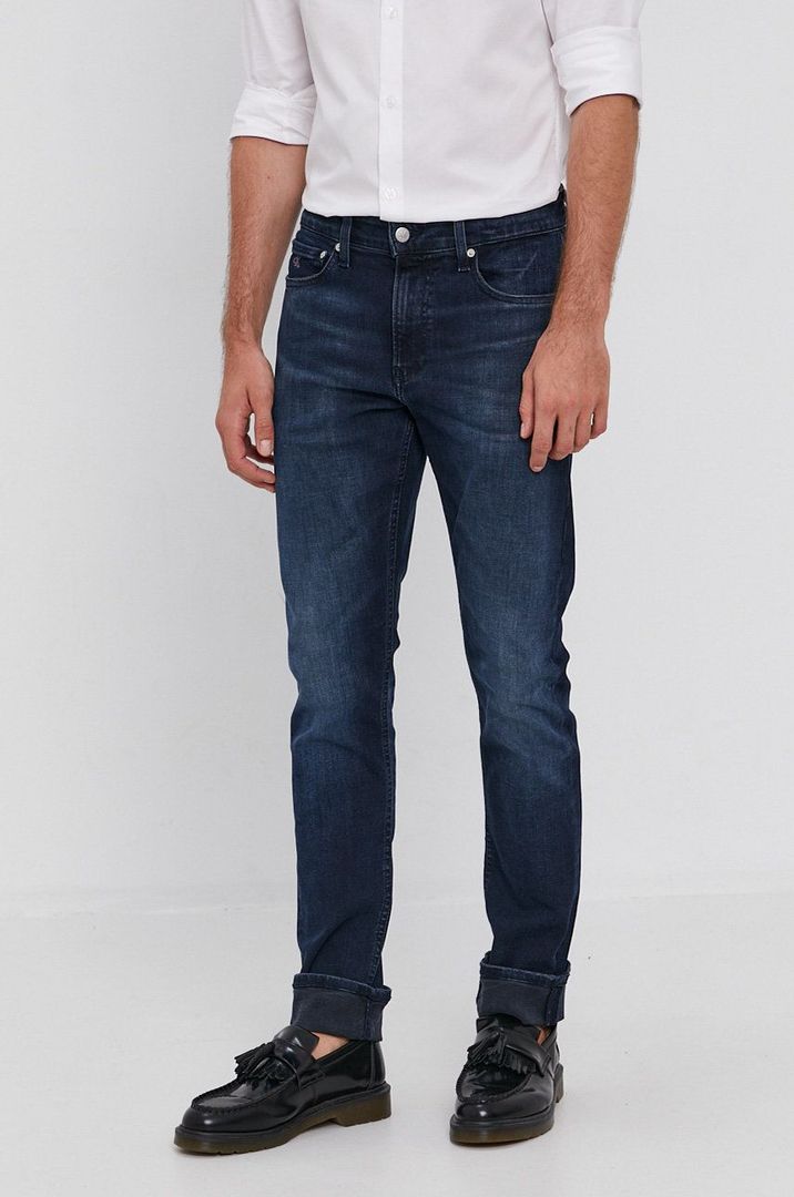 Niebieskie jeansy Calvin Klein Jeans 
