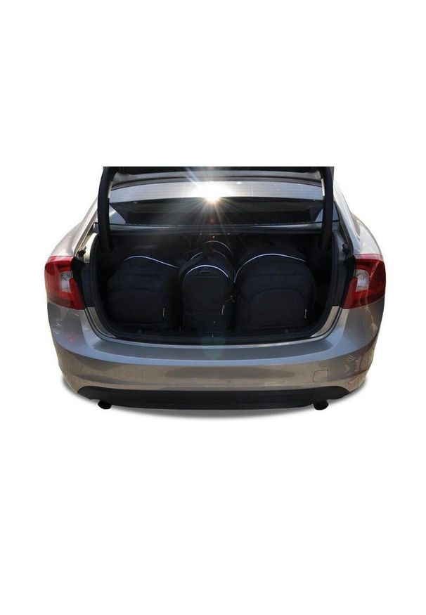 KJUST - Torby Do Bagażnika Volvo S60 2010-2018 4Szt Kjust. Kolor: czarny. Styl: sportowy