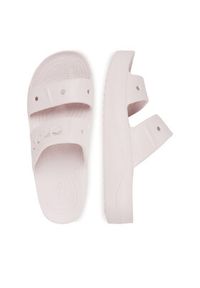 Crocs Klapki BAYA PLATFORM SANDAL 208188-6PI Różowy. Kolor: różowy. Obcas: na platformie