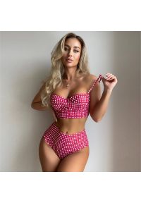 Intica - Strój kąpielowy retro z klasycznym krojem Floy. Kolor: niebieski. Materiał: materiał #4