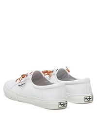 Pepe Jeans Tenisówki Kenton Block W PLS31590 Biały. Kolor: biały. Materiał: materiał #6