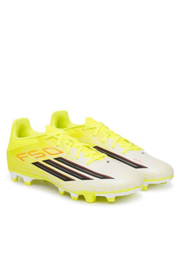 Adidas - adidas Buty do piłki nożnej F50 Club Firm Ground / Multi Ground JR9053 Żółty. Kolor: żółty. Materiał: materiał