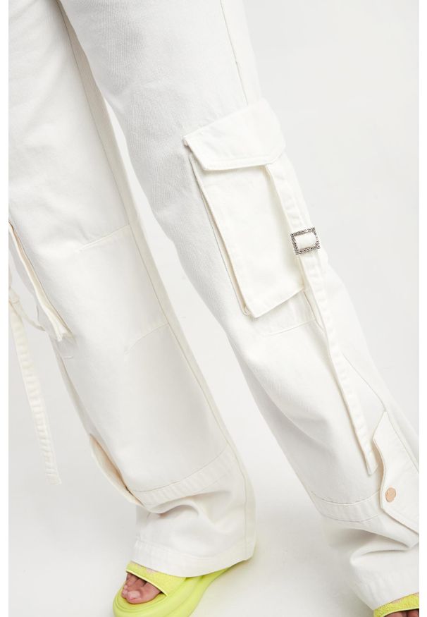 Blugirl Blumarine - Jeansy damskie cargo BLUGIRL BLUMARINE