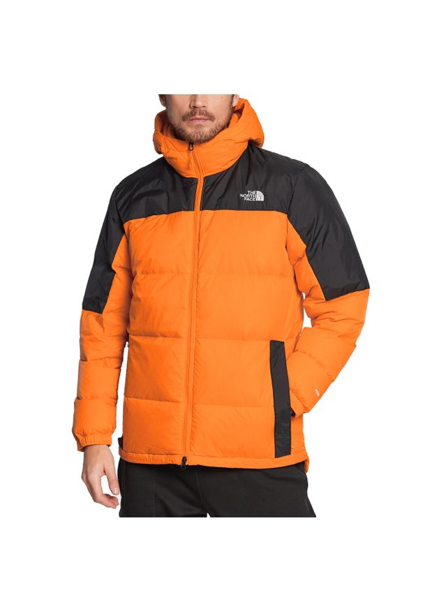 Kurtka zimowa męska The North Face DIABLO DWN Z. Okazja: na uczelnię. Kolor: czarny, pomarańczowy, wielokolorowy. Sezon: zima