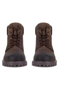 U.S. Polo Assn. Trapery YUMI002M/DL1 Brązowy. Kolor: brązowy. Materiał: skóra, zamsz #3