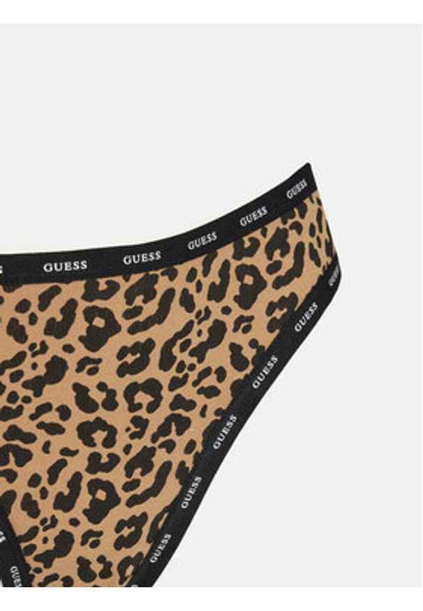 Guess Komplet 3 par stringów O5RG22 K6YW1 Kolorowy. Materiał: bawełna. Wzór: kolorowy