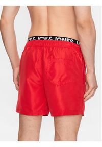 Jack & Jones - Jack&Jones Szorty kąpielowe 12227254 Czerwony Regular Fit. Kolor: czerwony #7