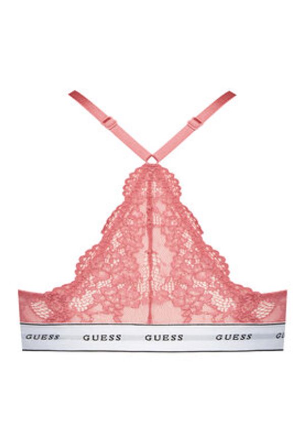 Guess Biustonosz braletka O97C02 KBBT0 Różowy. Kolor: różowy. Materiał: syntetyk