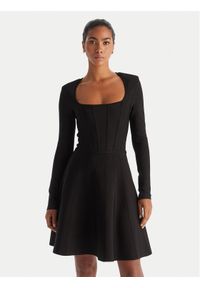 Marciano Guess Sukienka koktajlowa 5BGK11 5036Z Czarny Regular Fit. Kolor: czarny. Materiał: wiskoza. Styl: wizytowy #1