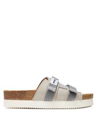 Novesta Klapki Partisan N358001-176768BIA Szary. Kolor: szary. Materiał: skóra